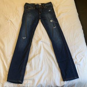 Hollister distressed denim skinny jeans